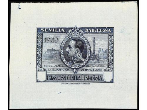 ESPAÑA. EXPO. SEVILLA y BARCELONA. PRUEBAS DE PUNZÓN. 3 prue