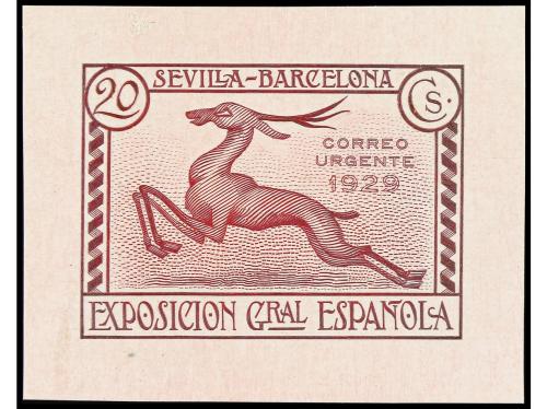 ESPAÑA. EXPO. SEVILLA y BARCELONA. CORREO URGENTE. PRUEBAS D