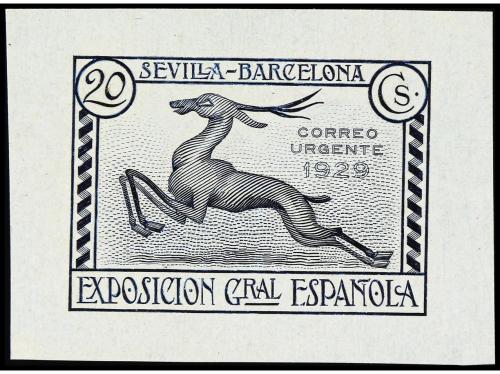 ESPAÑA. EXPO. SEVILLA y BARCELONA. CORREO URGENTE. PRUEBAS D