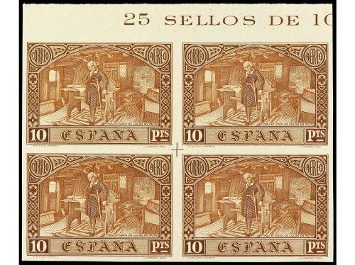 ESPAÑA. COLÓN. CORREO AÉREO EUROPA. ENSAYOS DE PLANCHA. Seri