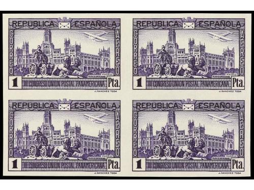 ESPAÑA. UNIÓN POSTAL PANAMERICANA. CORREO AÉREO. ENSAYOS DE 