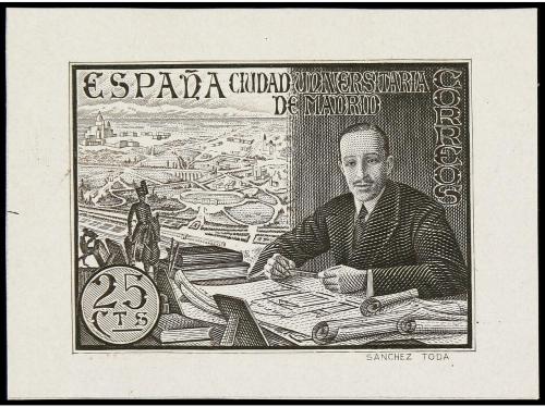 ESPAÑA. CIUDAD UNIVESITARIA DE MADRID 1930. Sello NO EMITIDO