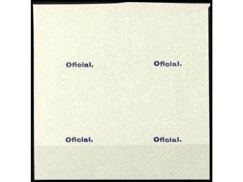 ESPAÑA. UNIÓN POSTAL PANAMERICANA. ENSAYOS DE PLANCHA. Habil