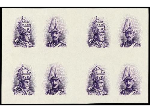 ESPAÑA. CATACUMBAS. ENSAYOS DE PLANCHA. Centros solamente en