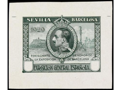 ESPAÑA. EXPO. SEVILLA y BARCELONA. PRUEBAS DE PUNZÓN. 3 prue