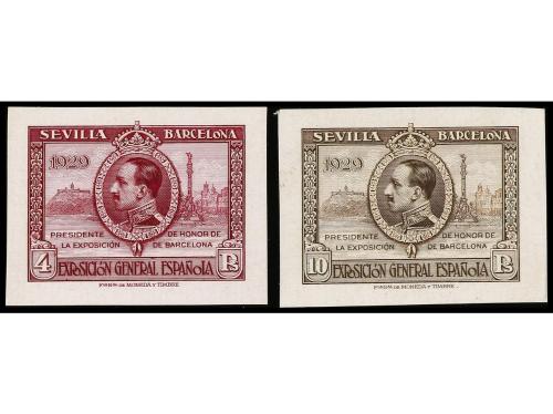 ESPAÑA. EXPO. SEVILLA A BARCELONA. PRUEBAS DE PUNZÓN. 19 pru