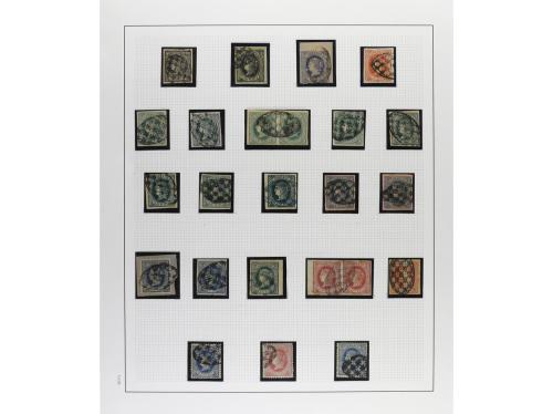 */° ✉ CUBA. 18600-1880. Páginas de álbum con sellos y alguna