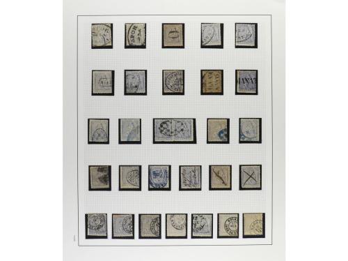 */° ✉ CUBA. 1870-75. DIVERSAS EMISIONES. Colección en página