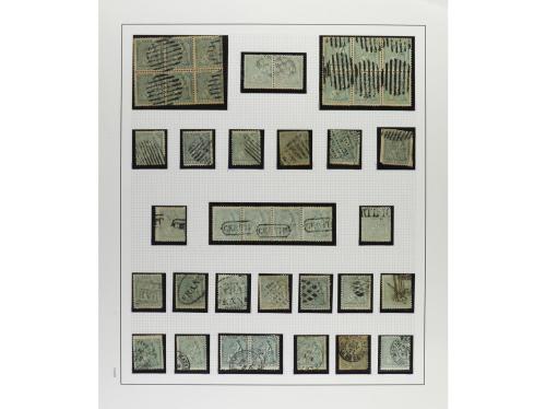 */° ✉ CUBA. 1870-75. DIVERSAS EMISIONES. Colección en página