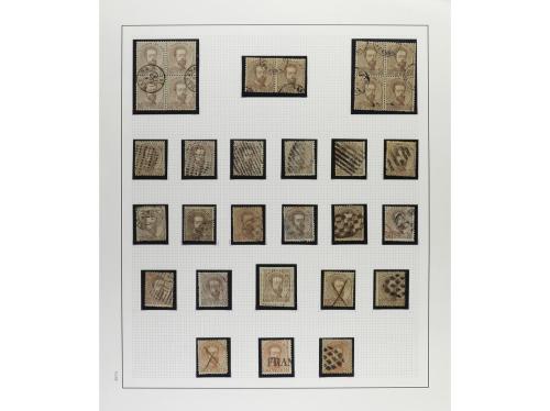 */° ✉ CUBA. 1870-75. DIVERSAS EMISIONES. Colección en página