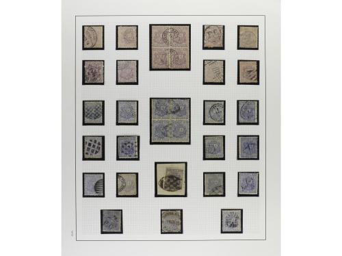 */° ✉ CUBA. 1870-75. DIVERSAS EMISIONES. Colección en página