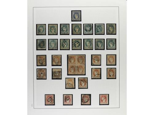 */° ✉ CUBA. 1870-75. DIVERSAS EMISIONES. Colección en página
