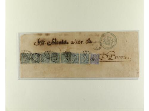 */° ✉ CUBA. 1870-75. DIVERSAS EMISIONES. Colección en página