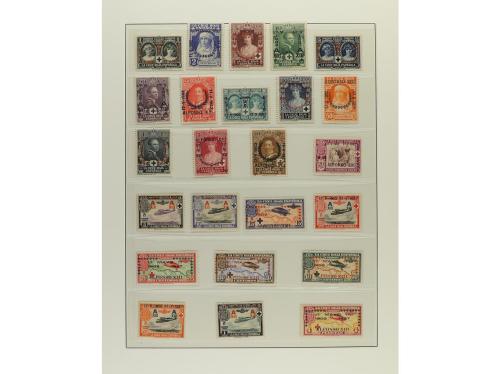 * ESPAÑA. Ed. 325/401. EMISIONES CRUZ ROJA. Juego completo c