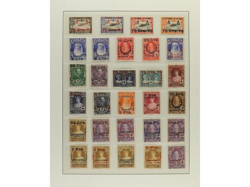 * ESPAÑA. Ed. 325/401. EMISIONES CRUZ ROJA. Juego completo c