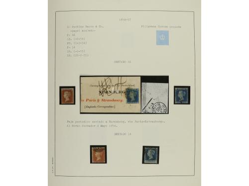 LOTES y COLECCIONES. GRAN BRETAÑA. VICTORIA. Colección monta