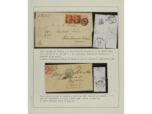 LOTES y COLECCIONES. GRAN BRETAÑA. VICTORIA. Colección monta