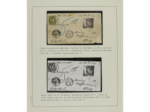 LOTES y COLECCIONES. GRAN BRETAÑA. VICTORIA. Colección monta