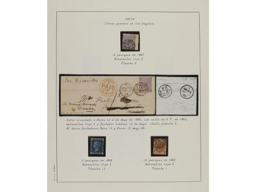 LOTES y COLECCIONES. GRAN BRETAÑA. VICTORIA. Colección monta