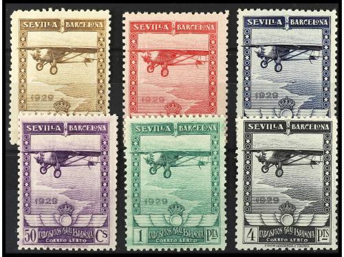 * ESPAÑA. Ed. 434/47 y 448/53. SERIES COMPLETAS de correo y 