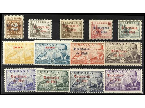 ** COLONIAS ESPAÑOLAS: IFNI. Ed. 37/56, 57/8 y 59/64. SERIES