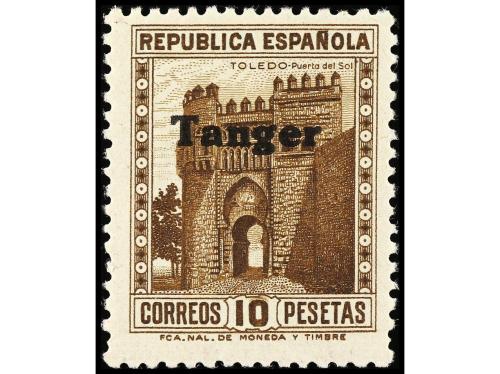 * COLONIAS ESPAÑOLAS: TANGER. Ed. 114/27. SERIE COMPLETA, 14