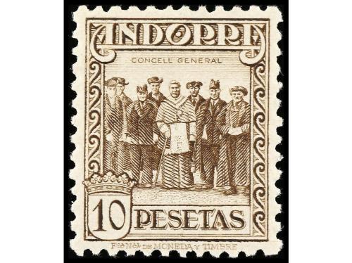 * ANDORRA. Ed. 28/44 sin 37 y 41. SERIE COMPLETA a falta del