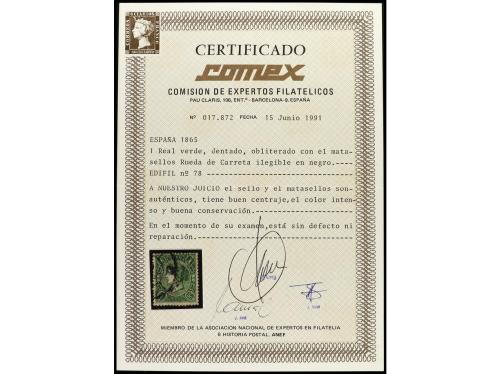 º ESPAÑA. Ed. 78. 1 real verde. Mat. RC MUY BIEN CENTRADO, c