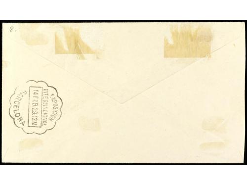 ✉ ESPAÑA. Ed. 448/52. 1929. BARCELONA correo interior. 5 cts