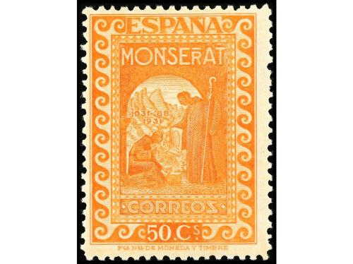 ** ESPAÑA. Ed. 643/5 y 649. 30, 40, 50 cts. y 20 cts. urgent