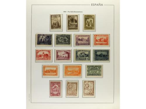 LOTES y COLECCIONES. ESPAÑA. Colección en 3 álbumes Edifil d