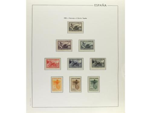 LOTES y COLECCIONES. ESPAÑA. Colección en 3 álbumes Edifil d