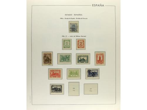 LOTES y COLECCIONES. ESPAÑA. Colección en 3 álbumes Edifil d