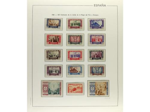 LOTES y COLECCIONES. ESPAÑA. Colección en 3 álbumes Edifil d