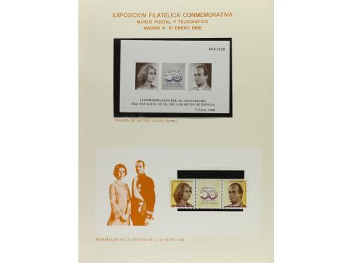 LOTES y COLECCIONES. ESPAÑA. Colección en 3 álbumes Edifil d