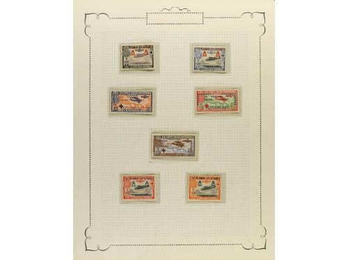 */° ESPAÑA. Ed. 325/401. EMISIONES CRUZ ROJA. Juego completo