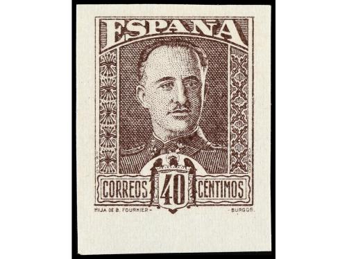 ** ESPAÑA. 1937. GENERAL FRANCO. PROYECTO NO ADOPTADO. 40 ct