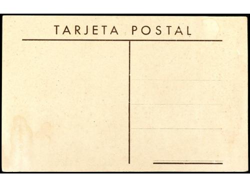 ✉ ESPAÑA. 1937. Tarjeta Postal ilustrada. JSU EXPOSICIÓN NAC