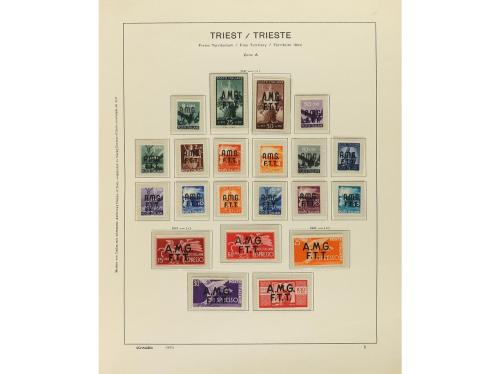 LOTES y COLECCIONES. ITALIA. Colección en 2 álbumes Schaubek