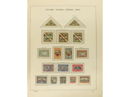 LOTES y COLECCIONES. FINLANDIA y PAÍSES BÁLTICOS. Colección 