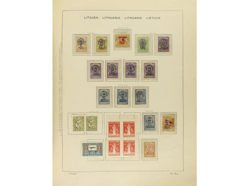 LOTES y COLECCIONES. FINLANDIA y PAÍSES BÁLTICOS. Colección 