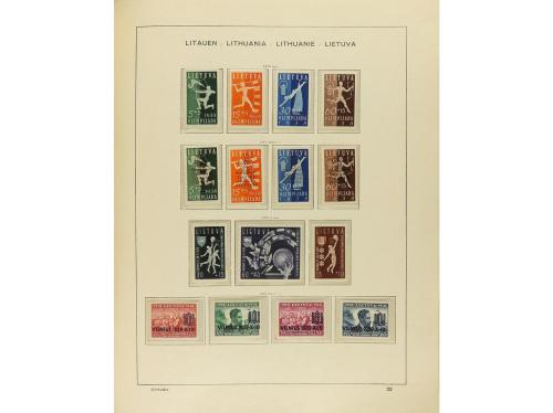 LOTES y COLECCIONES. FINLANDIA y PAÍSES BÁLTICOS. Colección 