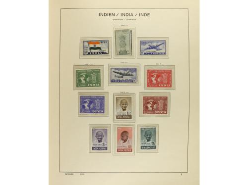 LOTES y COLECCIONES. INDIA y PAKISTÁN. Colección montada en 