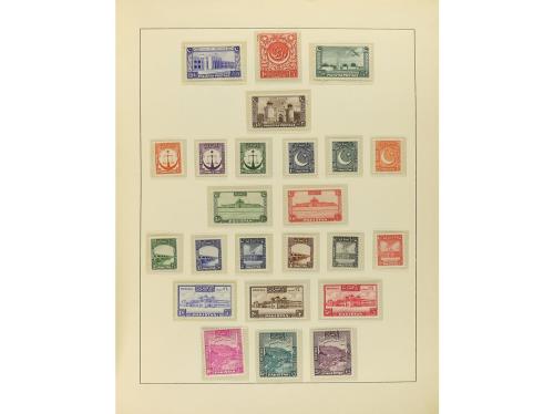 LOTES y COLECCIONES. INDIA y PAKISTÁN. Colección montada en 