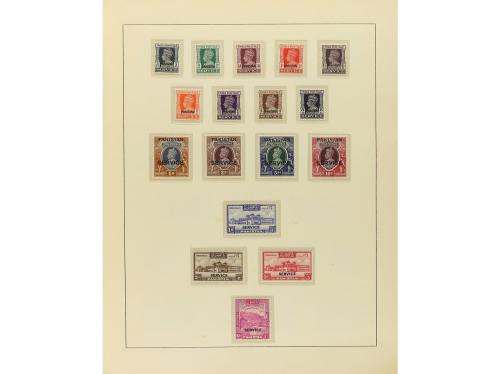 LOTES y COLECCIONES. INDIA y PAKISTÁN. Colección montada en 