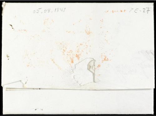 ✉ ESPAÑA: PREFILATELIA. 1841. GRANADA a MADRID. Marca GRANAD