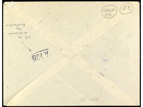 ✉ ESPAÑA. Ed. 448/53. 1929. MADRID a HOLANDA. Serie completa