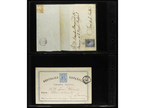 ✉ LOTES y COLECCIONES. 1860-1930. ESPAÑA. Conjunto de 19 car
