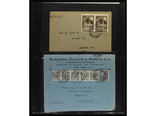 ✉ LOTES y COLECCIONES. 1860-1930. ESPAÑA. Conjunto de 19 car