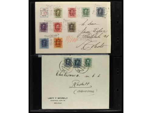 ✉ LOTES y COLECCIONES. 1860-1930. ESPAÑA. Conjunto de 19 car